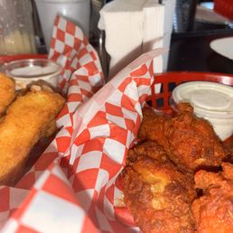 Mozzarella Sticks and Bone-In Buffalo Wings