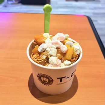 Top Cold Grill Ice Cream & Tea - Thai Tea Ice Cream with Mango and Mochi Rice - Coffee & Tea Near Me - Murfreesboro, Tennessee Top Cold Grill Ice Cream & Tea - Thai Tea Ice Cream with Mango and Mochi Rice - Coffee & Tea Near Me - Murfreesboro, Tennessee