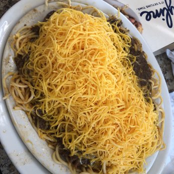 Skyline Chili - My Large 3-Way plate at Skyline - Fast Food Near Me - Richwood, Kentucky Skyline Chili - My Large 3-Way plate at Skyline - Fast Food Near Me - Richwood, Kentucky
