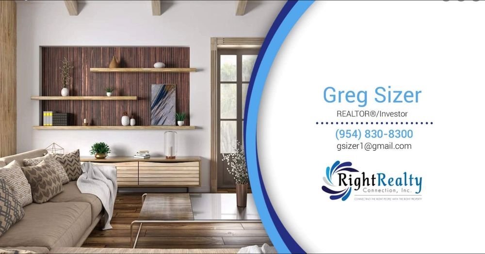 GREG SIZER RIGHT REALTY CONNECTION Contact Agent 12500 Draw Dr