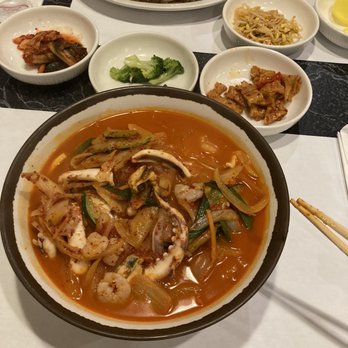 King's Restaurant - Spicy seafood soup and pork Japchae - Sushi Bars Near Me - Fridley, Minnesota
