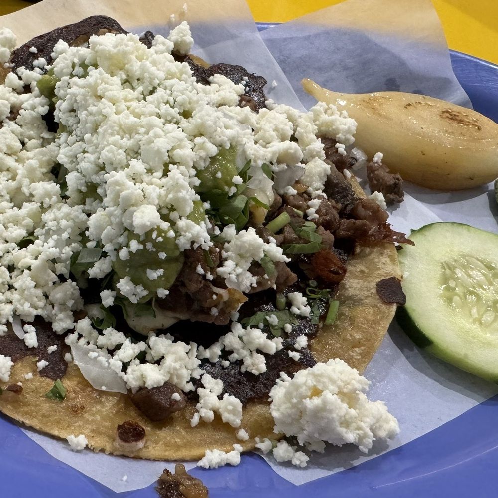 Faustinos Taqueria - Vampiro taco (asada). - Mexican Near Me - Des Moines, Iowa Faustinos Taqueria - Vampiro taco (asada). - Mexican Near Me - Des Moines, Iowa