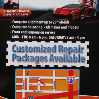 Arivex Alignment - Auto Repair Near Me - Houston, Texas