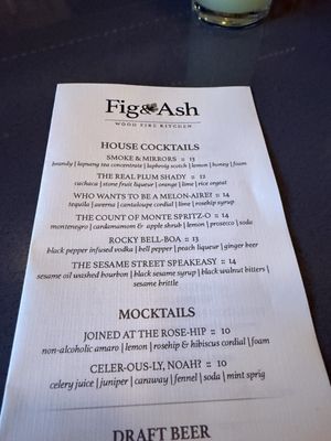 Menu photo 1 Fig & Ash Wood Fire Kitchen Pittsburgh, PA Menu photo 1 Fig & Ash Wood Fire Kitchen Pittsburgh, PA