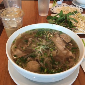 Atlantic Pho - Pho dac biet with viet ice coffee - Vietnamese Near Me - Margate, Florida