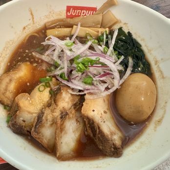 Junpuu - Shoyu Ramen with Special Toppings (Charsiu and Ajitama) - Ramen Near Me - Honolulu, Hawaii