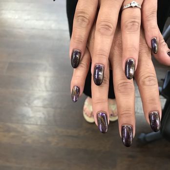 ABC Nails & Spa - Happy with this Cat Eye gel, loved the final look. - Nail Salons Near Me - Los Angeles, California ABC Nails & Spa - Happy with this Cat Eye gel, loved the final look. - Nail Salons Near Me - Los Angeles, California