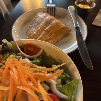 Dogwoods Kitchen and Bar - Side salad with Salmon filet! - Wine Bars Near Me - Pontiac, Michigan Dogwoods Kitchen and Bar - Side salad with Salmon filet! - Wine Bars Near Me - Pontiac, Michigan