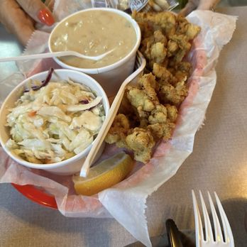 Gilbert's Chowder House - Whole belly clams with chowder and Cole Slaw - Seafood Near Me - Portland, Maine Gilbert's Chowder House - Whole belly clams with chowder and Cole Slaw - Seafood Near Me - Portland, Maine