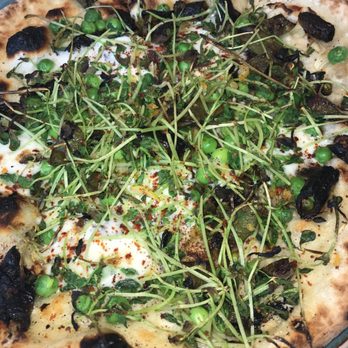 FIG Restaurant - Give peas a chance pizza - Bars Near Me - Santa Monica, California