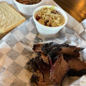 Duke City BBQ - Brisket, coleslaw, beans, bread - Barbeque Near Me - Albuquerque, New Mexico