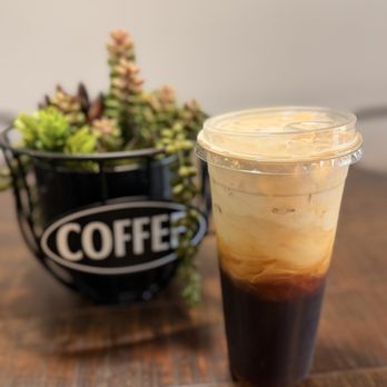 Bomb Bru - Cold Brew Coffee + Toasted Marshmallow syrup + Cream - Coffee & Tea Near Me - Gold Canyon, Arizona Bomb Bru - Cold Brew Coffee + Toasted Marshmallow syrup + Cream - Coffee & Tea Near Me - Gold Canyon, Arizona