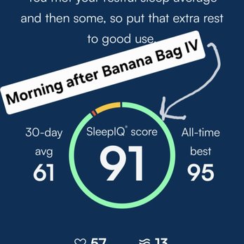 AYO Wellness - Sleep# after my Banana Bag IV boost - IV Hydration Near Me - Austin, Texas AYO Wellness - Sleep# after my Banana Bag IV boost - IV Hydration Near Me - Austin, Texas