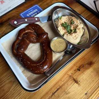Otto’s Ice House - Pretzel's delish, cheese was meh. - Bars Near Me - San Antonio, Texas