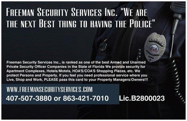 FREEMAN SECURITY SERVICES - Updated February 2026 - 608 Ingraham Ave ...