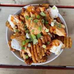Given to Fly - Crab rangoon fries