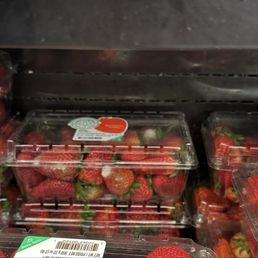 Almost every case of strawberries were moldy Almost every case of strawberries were moldy