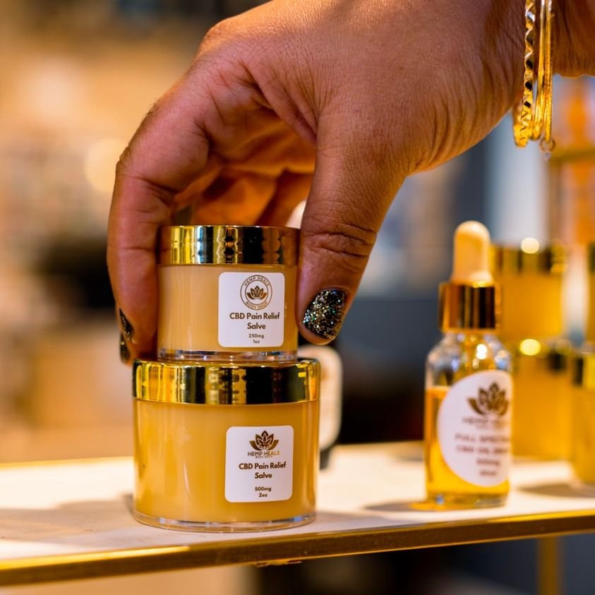 Hemp Heals Body Shop Logo