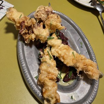 Shukette - Crispy Squid Kabab - Middle Eastern Near Me - New York, New York Shukette - Crispy Squid Kabab - Middle Eastern Near Me - New York, New York