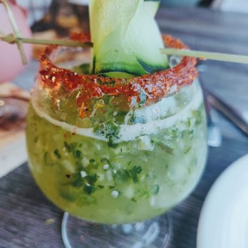 Sol Agave - Cucumber-lime cilantro margarita - Mexican Near Me - American Fork, Utah Sol Agave - Cucumber-lime cilantro margarita - Mexican Near Me - American Fork, Utah