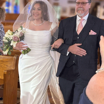 Fashions by Barbara - Gown and veil perfectly modest on a hot summer day. - Sewing & Alterations Near Me - Beaverdam, Virginia