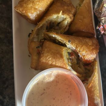 Pj's Courthouse Tavern & Grille - Southwest egg rolls with a dipping sauce. A bit spicy and good. - American Near Me - Sycamore, Illinois Pj's Courthouse Tavern & Grille - Southwest egg rolls with a dipping sauce. A bit spicy and good. - American Near Me - Sycamore, Illinois