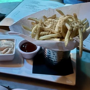 Rare Books Bar - Truffle Parm Fries - Speakeasies Near Me - Frisco, Texas