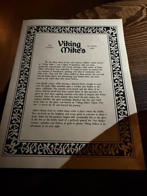 Menu photo 8 Viking Mike's Alpine Yurt Bar Las Vegas, NV Menu photo 8 Viking Mike's Alpine Yurt Bar Las Vegas, NV