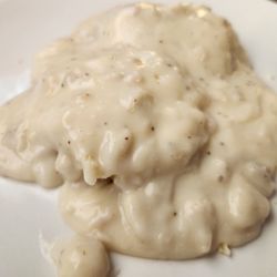 Berne Dining Family Restaurant - Decent 1/2 order of biscuits & gravy