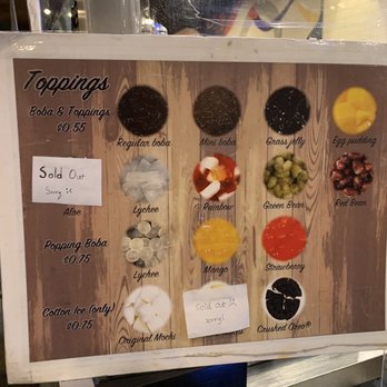 Tea Spots - Toppings - Shaved Ice Near Me - Pasadena, California