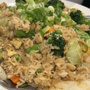 Miyazaki - Vegetable fried rice. 1 portion enough for three. - Sushi Bars Near Me - Oak Ridge North, Texas Miyazaki - Vegetable fried rice. 1 portion enough for three. - Sushi Bars Near Me - Oak Ridge North, Texas