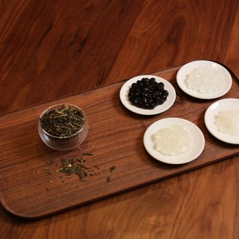 Gong Cha - a variety of ingredients on a wooden tray - Bubble Tea Near Me - Tysons, Virginia Gong Cha - a variety of ingredients on a wooden tray - Bubble Tea Near Me - Tysons, Virginia