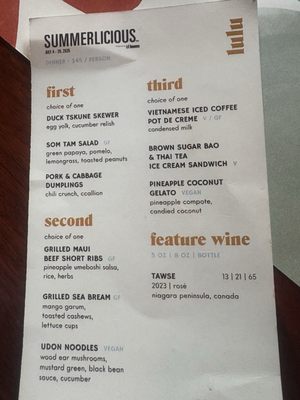 Menu photo 6 Lulu Bar Toronto, ON