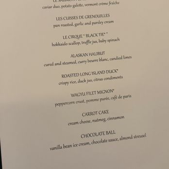 Le Cirque - Menu - French Near Me - Las Vegas, Nevada Le Cirque - Menu - French Near Me - Las Vegas, Nevada