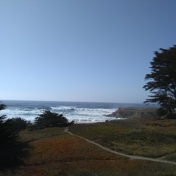 Beachcomber Motel - The view from our room, showing one of many paths to the beach and bluffs. - Hotels Near Me - Fort Bragg, California