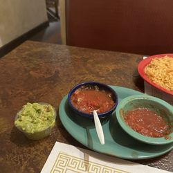 Trini and Carmen's - Corn Chips and Salsa and Side of Guacamole