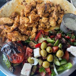 Chicken gyro plate