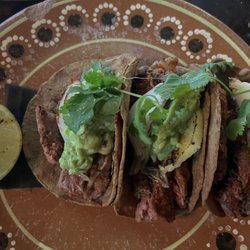 La Carboneria - Carne asada tacos with pineapple (he said he could eat 10)