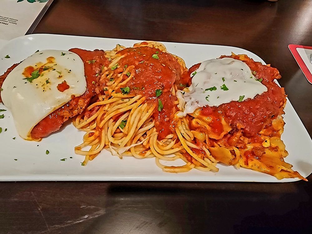 Food from Sarina's Italian Restaurant