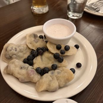 Karczma - Blueberry Pierogi - Polish Near Me - Brooklyn, New York