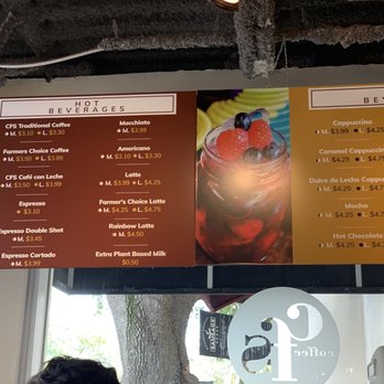 CFS Coffee - Menu - Coffee & Tea Near Me - Winter Park, Florida