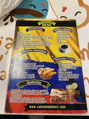 Menu photo 3 Colombian Bakery Orlando, FL Menu photo 3 Colombian Bakery Orlando, FL