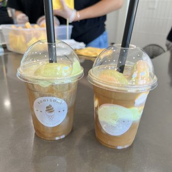 Somisomi - Cold brew with matcha and cold crew with guava/matcha. - Desserts Near Me - Sacramento, California Somisomi - Cold brew with matcha and cold crew with guava/matcha. - Desserts Near Me - Sacramento, California