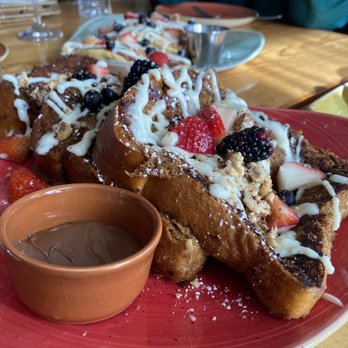 Lupo Verde - Another view of the amazing French toast - Italian Near Me - Washington, DC, District of Columbia