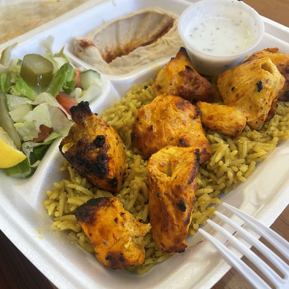 Chicken kabob plate Chicken kabob plate