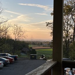 View off deck outside. View off deck outside.