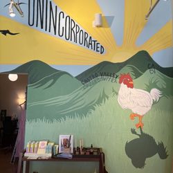 Unincorporated - Mural at the back of the store