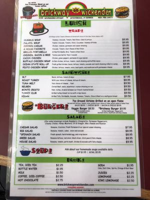 Menu photo 7 Brickway on Wickenden Providence, RI