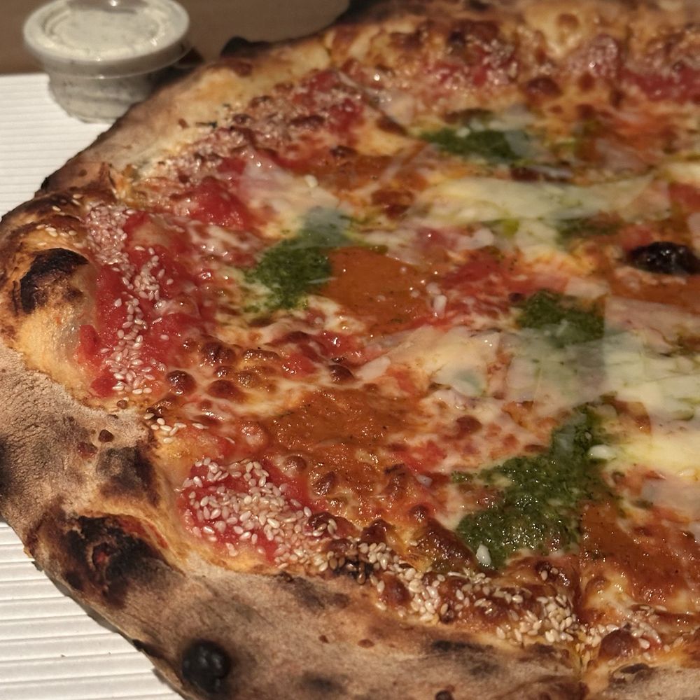 Odie's Pizza - NY 16 in "A Praise Chorus" well done with dill ranch - Pizza Near Me - Oceanside, California