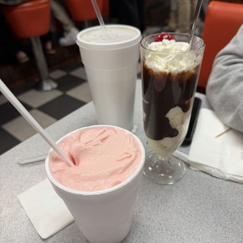 Doumar's Cones & Barbecue - Cherry shake, Coed Sundae Pride of the House - Barbeque Near Me - Norfolk, Virginia